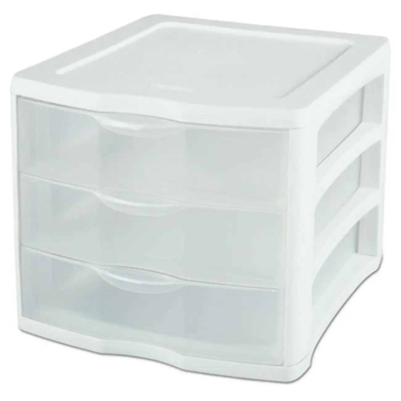 

3 Drawer Unit Plastic, White