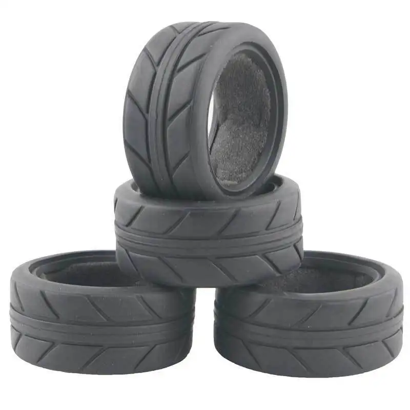 4 шт. гоночный скоростной резиновый Поролоновый вкладыш для захвата шин Blo 1:10