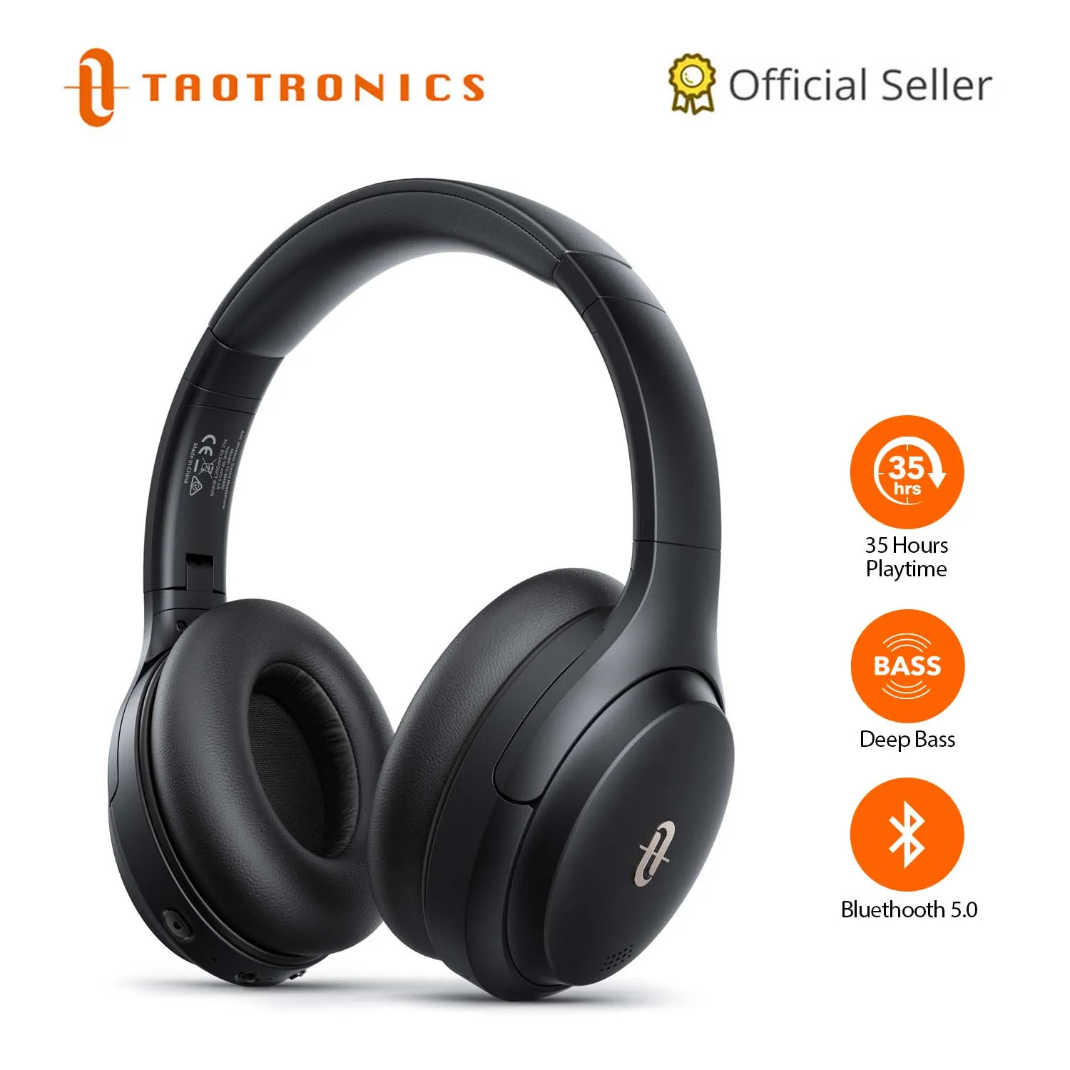TaoTronics технические наушники 5 0 Bluetooth Защита слуха для безопасности музыки