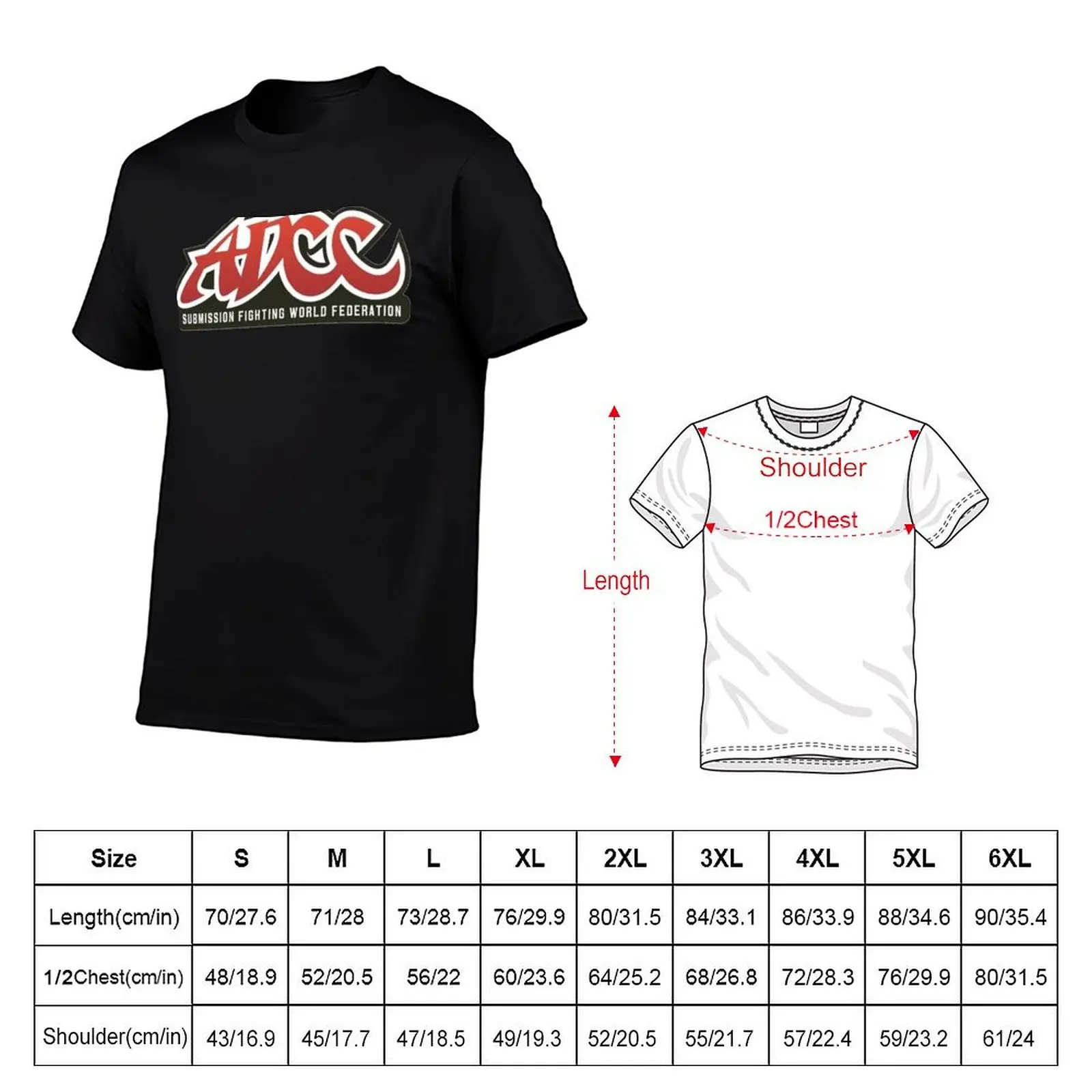 Футболка ADCC Submission Fighting World Federation с оригинальным графическим принтом (art.: 3920dbeb82367) - 3920dbeb82367