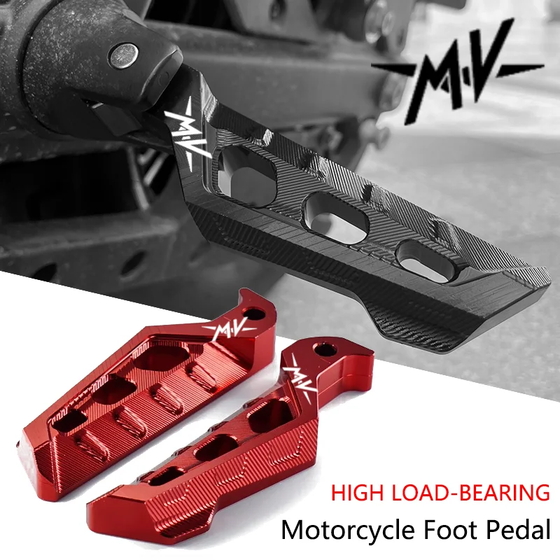 

For MV Agusta 675 800 Brutale 800 1000 Turismo Veloce RC 2023 Motorcycle CNC Rear Passenger Footrest Foot Rest Pegs Rear Pedals