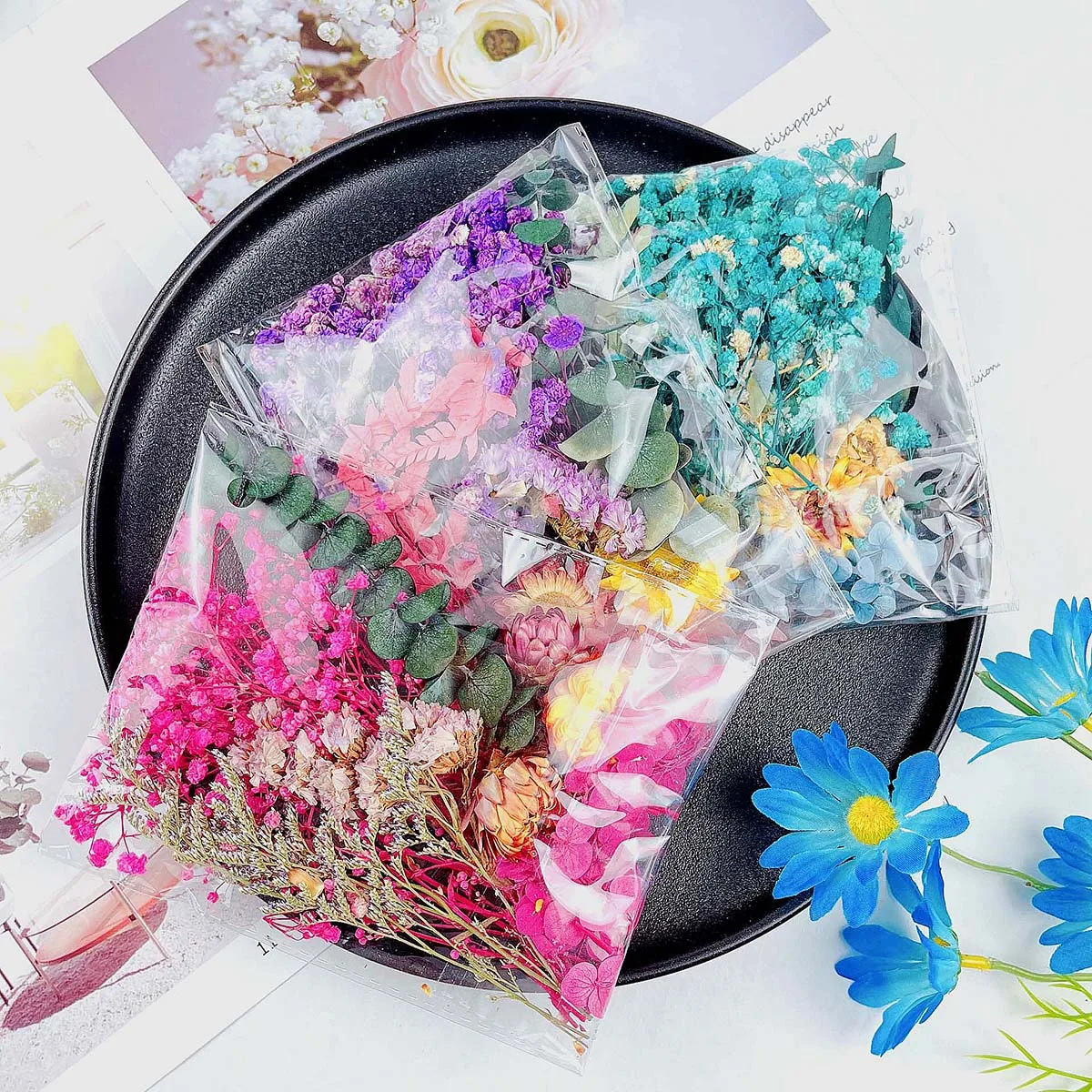 Сушеные цветы для свечей | AliExpress