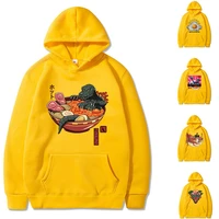 2022 new hoodies fashion japan element print hodie sweatshirt pullover cute harajuku menwomen sweatshirts pocket top streetwear