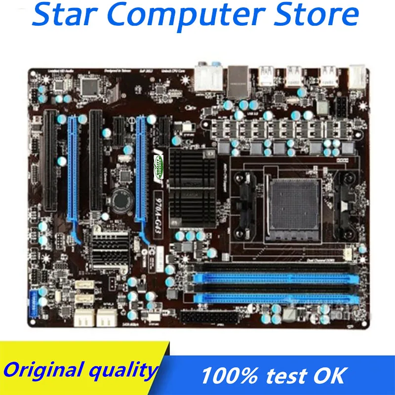 AM3 + AM3b для AMD 970 компьютера 970A-G43 USB3.0 SATA3 материнская плата DDR3 настольная Б/у |
