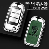car remote control fold 3button key shell case cover for roewe rx5 mg3 mg5 mg6 mg7 mg zs gt gs 350 360 750 retrofit accessories