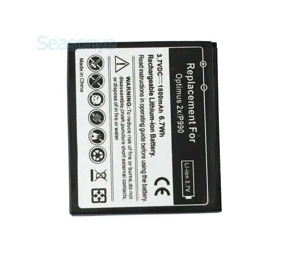 Seasonye 2x1800 мАч FL-53HN сменный аккумулятор + универсальное зарядное устройство для LG