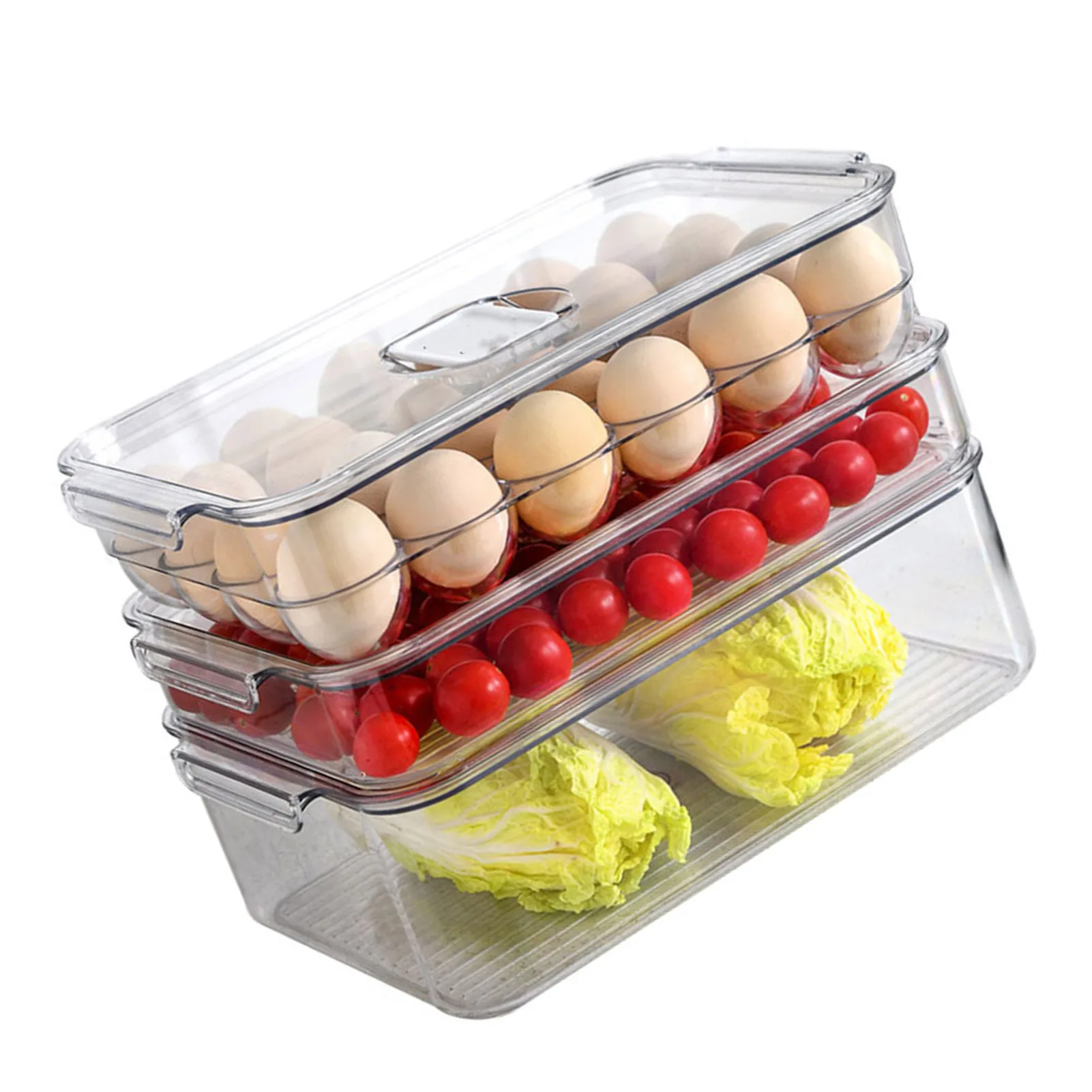 

Прозрачные пластиковые контейнеры для хранения, многофункциональные фотообои для организации хранения пищевых продуктов SP99