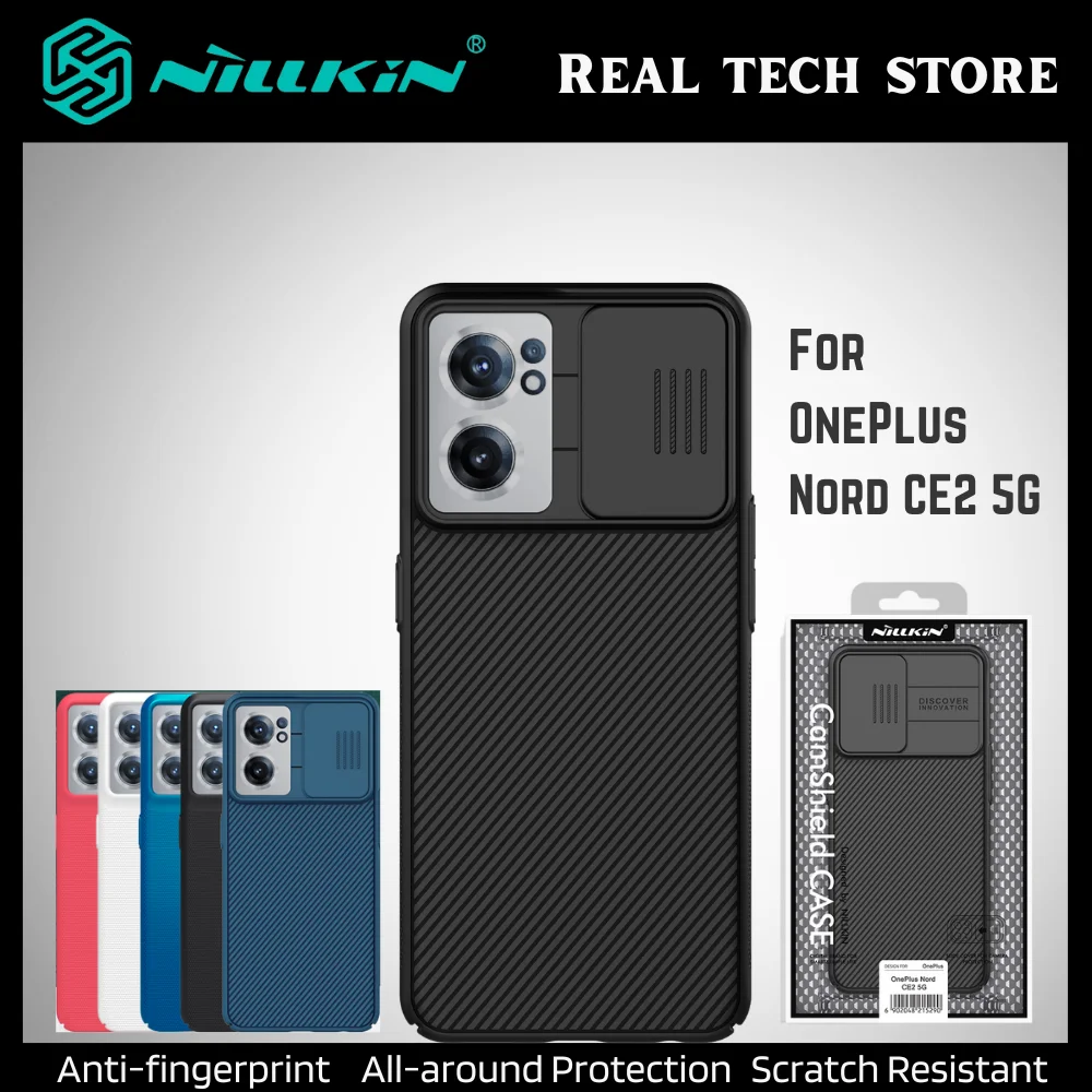 

Phone Case For OnePlus Nord CE2 5G Case Nillkin Slide Lens Camera Protection Privacy Hard PC Back Cover on One Plus Nord CE 2