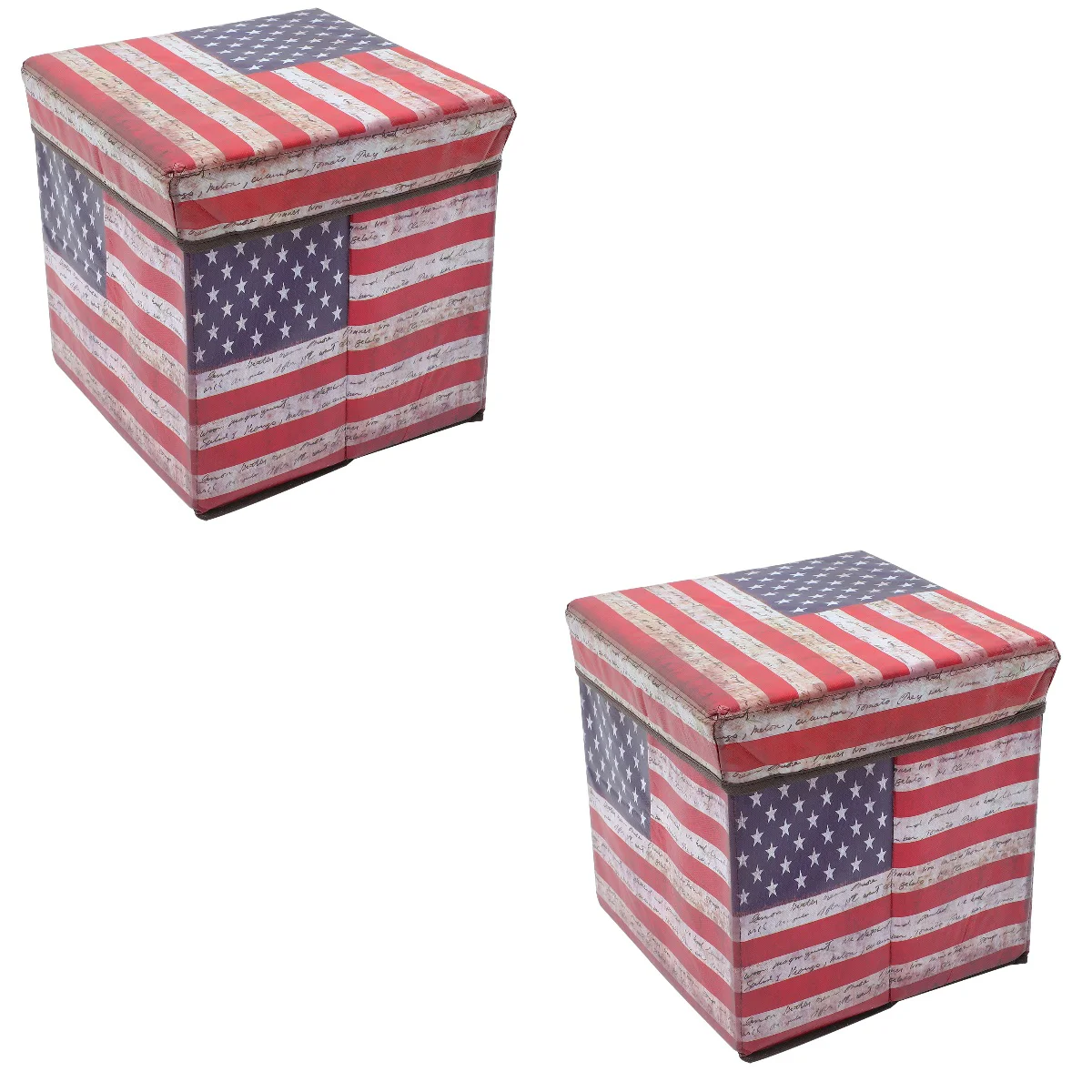 

Ottoman Storage Stool Foot Toy Boxlaundry Rest Folding Square Kids Foldable Cube Bin Fabricbench Collapsible Basket Holder