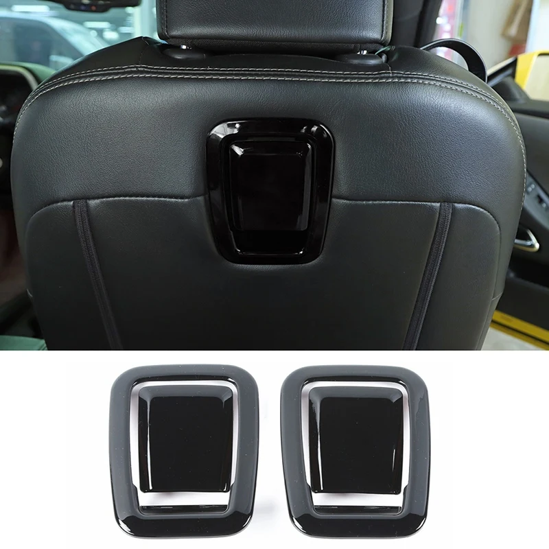 

4 шт., декоративная накладка на заднее сиденье автомобиля из АБС-пластика для Chevrolet Camaro 10-15