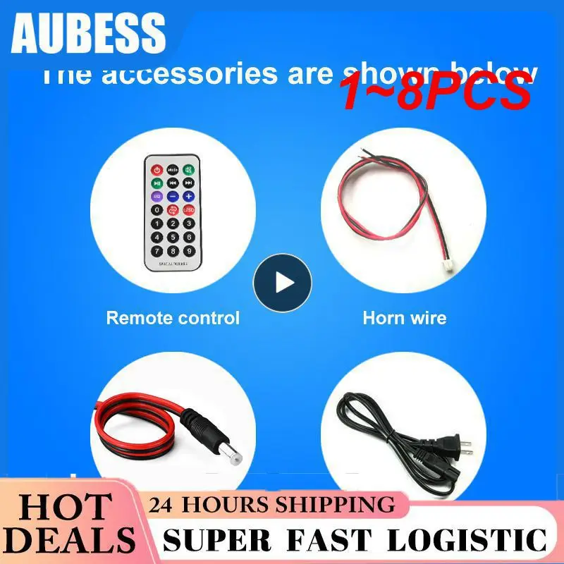 

Плата цифрового усилителя, 1-8 шт., 25-30 Вт, аудио усилитель, сделай сам, USB, FM-радио, TF-плеер, сабвуфер, 110 В, 220 В