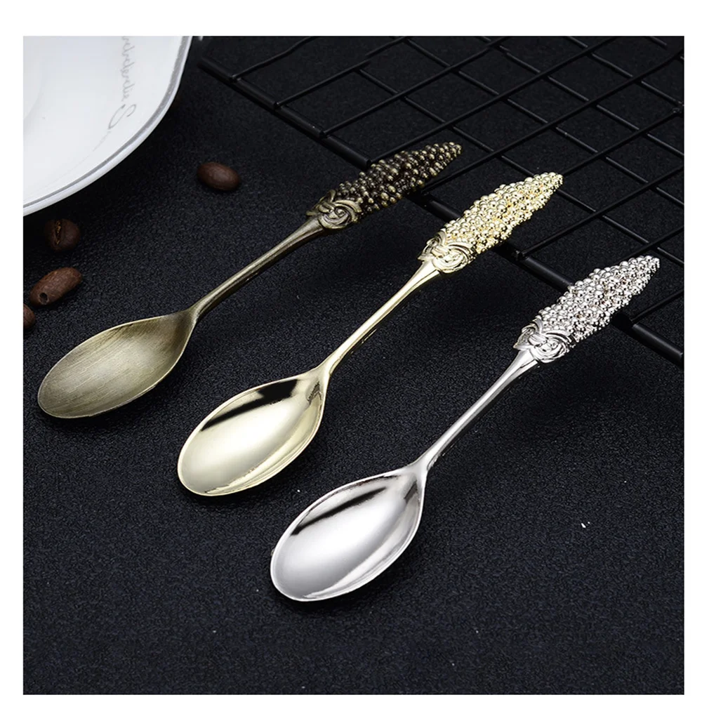 

Acrylic Crystal Crafts Ice Cream Spoon A Variety Of Shapes Dessert Spoon Creative Cake Spoon Kitchen Utensils Zinc Alloy Retro