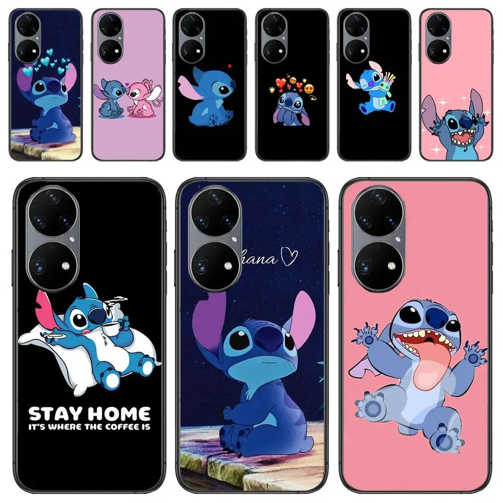 

Stitch cartoon Phone cover for Huawei P40 Pro lite 5g P30 P Smart Z 2019 P10 P20 P50 Phone case