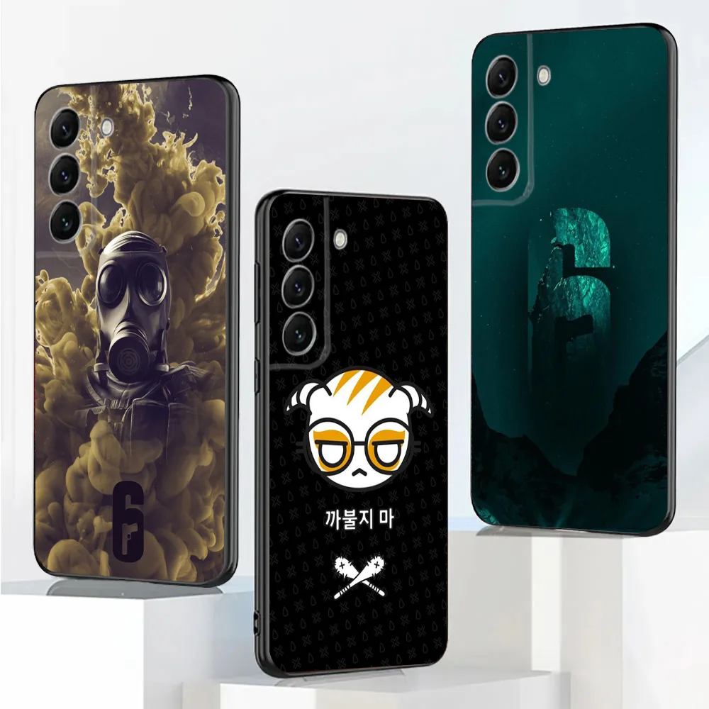 Чехол для телефона Game Rainbow Six Siege Samsung Galaxy A20 A21s A22 A31 A32 A52 A53 A72 73 A80 A91 Мягкий черный