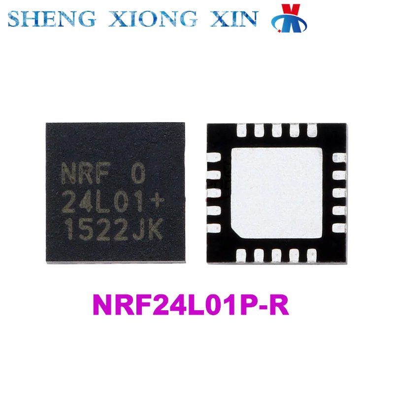 

10pcs/Lot NRF24L01P-R Encapsulation QFN-20 NRF24L01P Wireless Transceiver Chips NRF24L01 Integrated Circuit