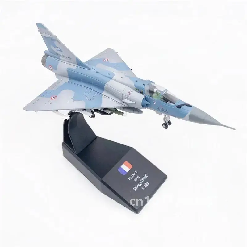 Литой под давлением металлический масштаб 1/100 для Dassault Mirage 2000 Франция ВВС самолет