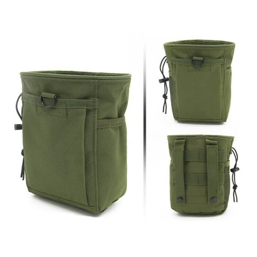 

Outdoor Molle Folding Dump Drop Magazine Pouch Airsoft Paintball Military Outdoor Hunting Tool Foldable Recovery Mag Bag