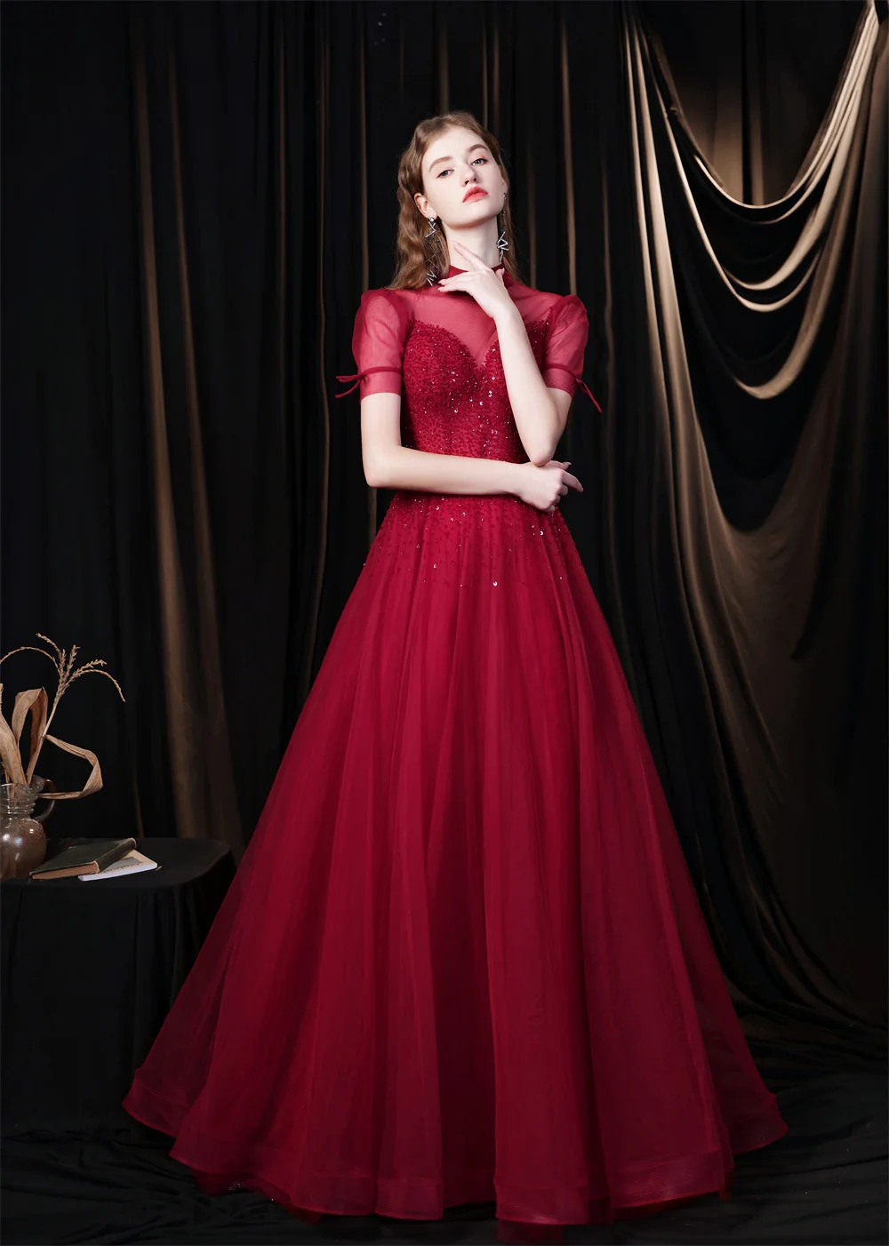 

Real Shot Formal Backless Sequins Organza Prom Dress Off Shoulder Mermaid Sequined Evening for Women Sexy Sweetheart Party Gown