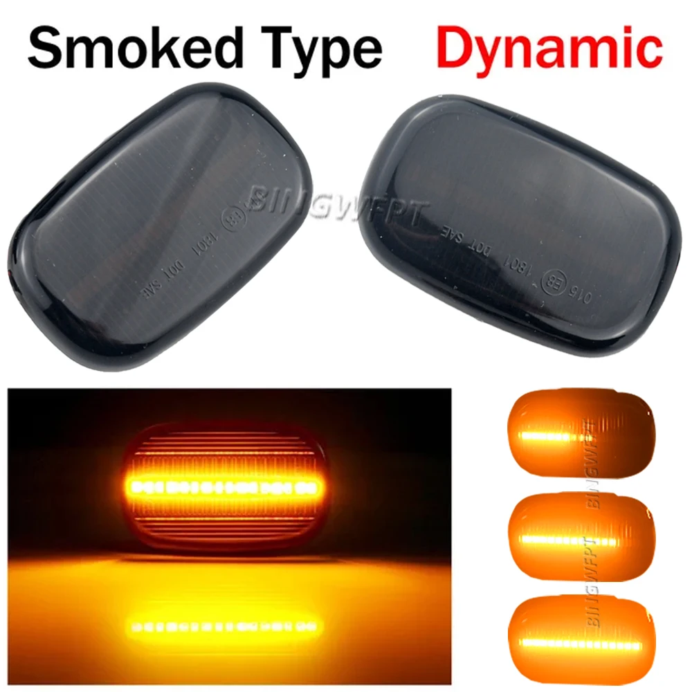 

Динамические светодиодные боковые указатели поворота для Toyota Corolla, Celica, Caldina, Camry, Hilux, Probox, Fielder, Avensis, RAV4, Prius, Runx