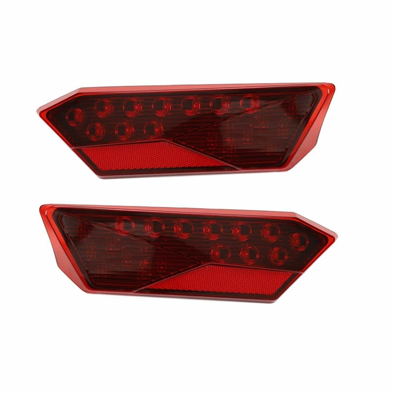 

1 Pair New 12V LED Tail Light For Polaris RZR 900 1000 XP4 Turbo ATV Motorcycle Brake Light Complete