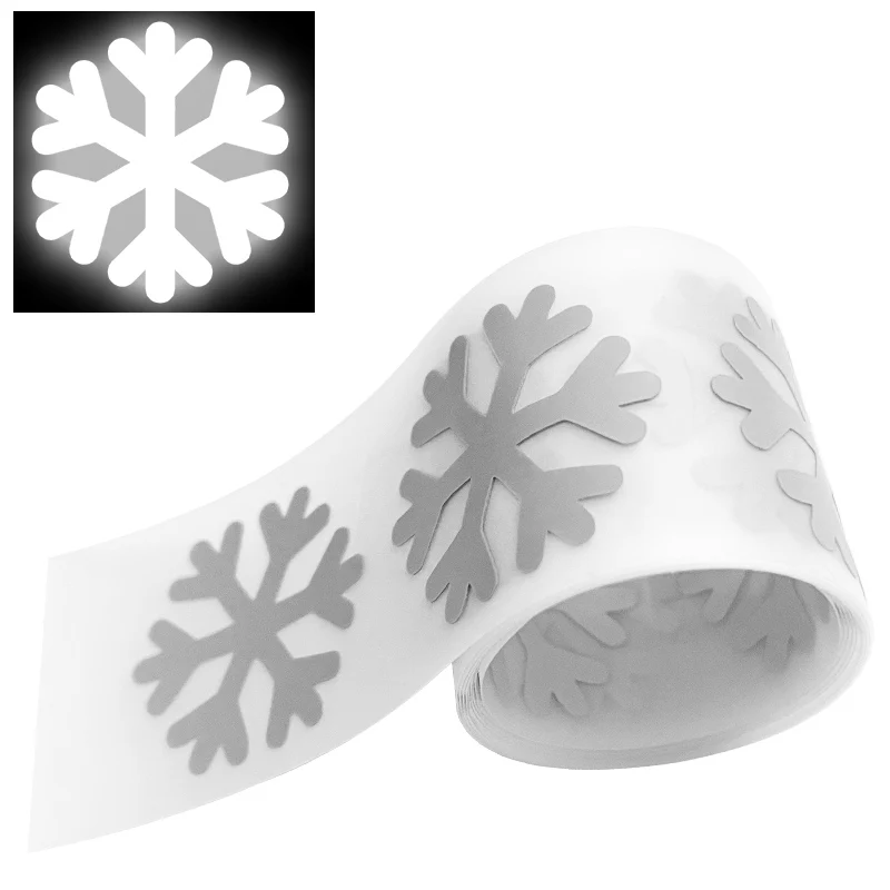 

Ночные светоотражающие наклейки с высокой видимостью на одежду, снежинки, наклейки для самостоятельного нанесения утюга, теплопередающие аппликации для одежды