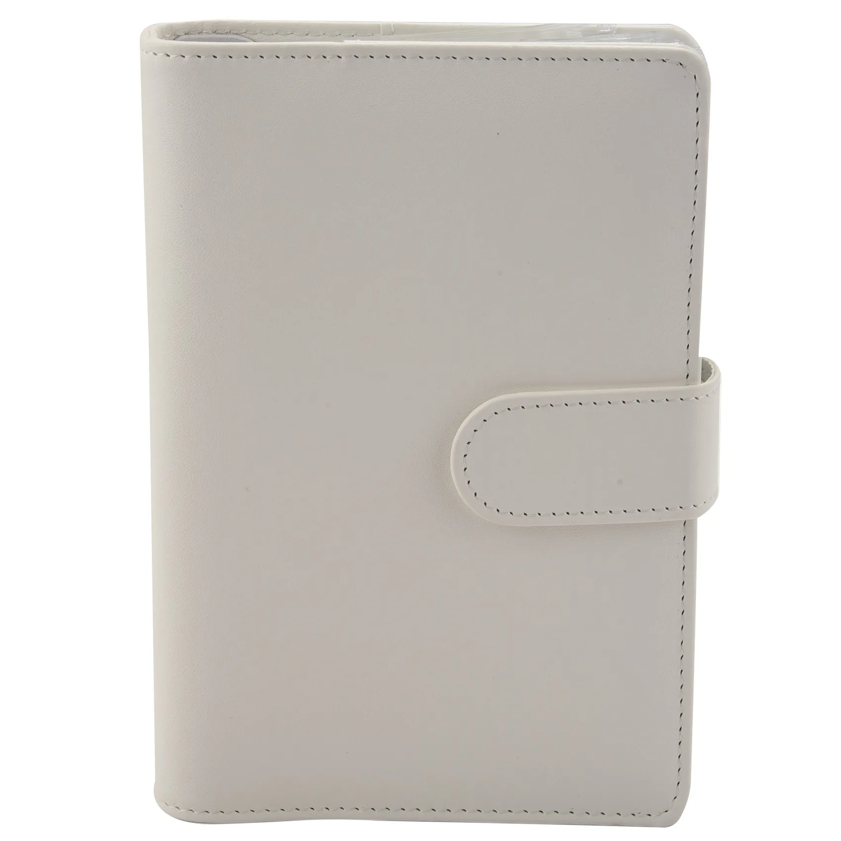 

A6 PU Leather Notebook Magnetic Personal Planning Binder with 12 Binder Pockets Binder Zipper Folder for Bill Planning E