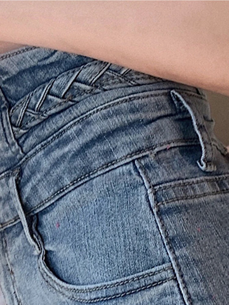 Women short denim retro high waist shorts women summer denim shorts women