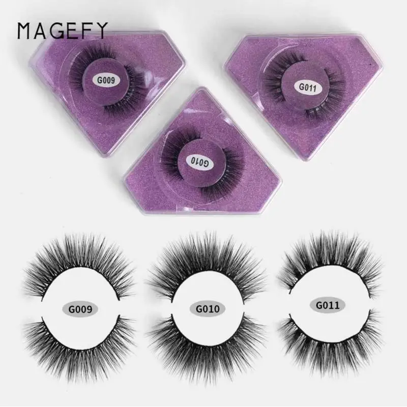 

HEALLOR 6D deep-fried hair style 3 pairs of false eyelashes multi-layer three-dimensional thick imitation mink hair TSLM1