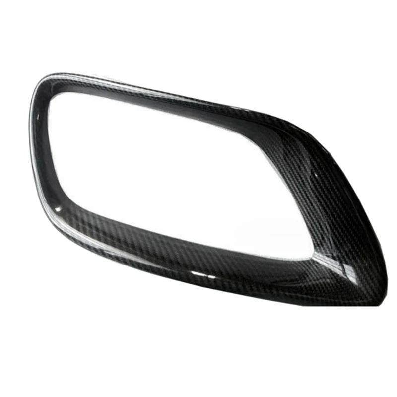 Накладка на выхлопную трубу из натурального углеродного волокна накладка заднюю