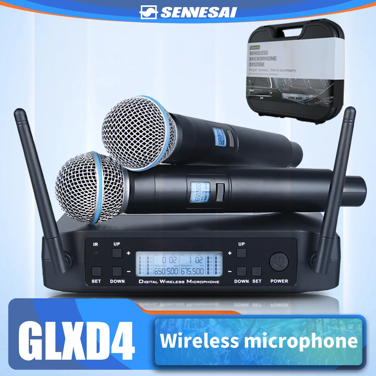 Беспроводной микрофон-гарнитура GLXD24 AD1