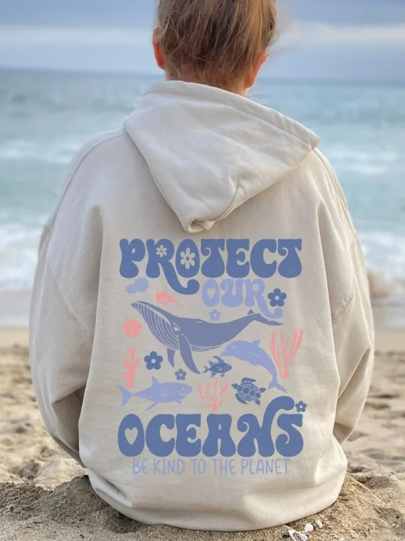 Женские толстовки с американским буквенным принтом толстовка больших размеров