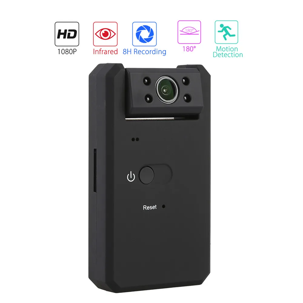 

Full HD Mini DV Camara 1080P Infrared Night Vision Mini Camcorder with 180 degree Rotation Motion Micro Camera