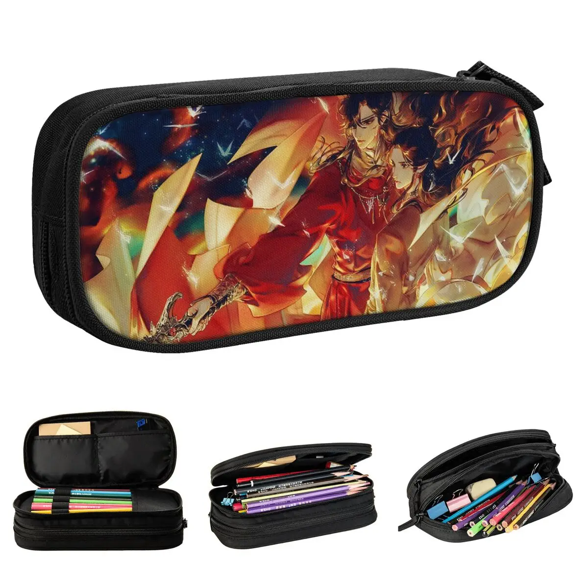 

Heaven Official's Blessing Anime Pencil Case Yaoi Lgbt Pen Bag for Student Large Storage School Supplies Gift Pencilcases