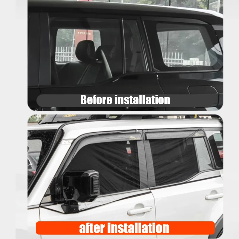 Фото Для Toyota Land Cruiser Prado 250 Series 2024 2025 автомобильная сетка от комаров и насекомых и внешние защитные компоненты №2