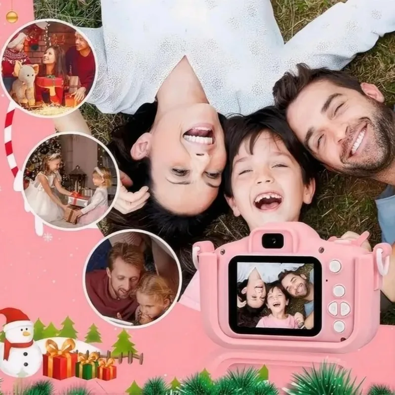 Ударопрочная силиконовая детская цифровая камера 32MP 1080P HD, видеокамера, милая игрушечная камера для путешествий, подарок для детей, мальчиков и девочек (art.: 3920dbf4386bb) - 3920dbf4386bb