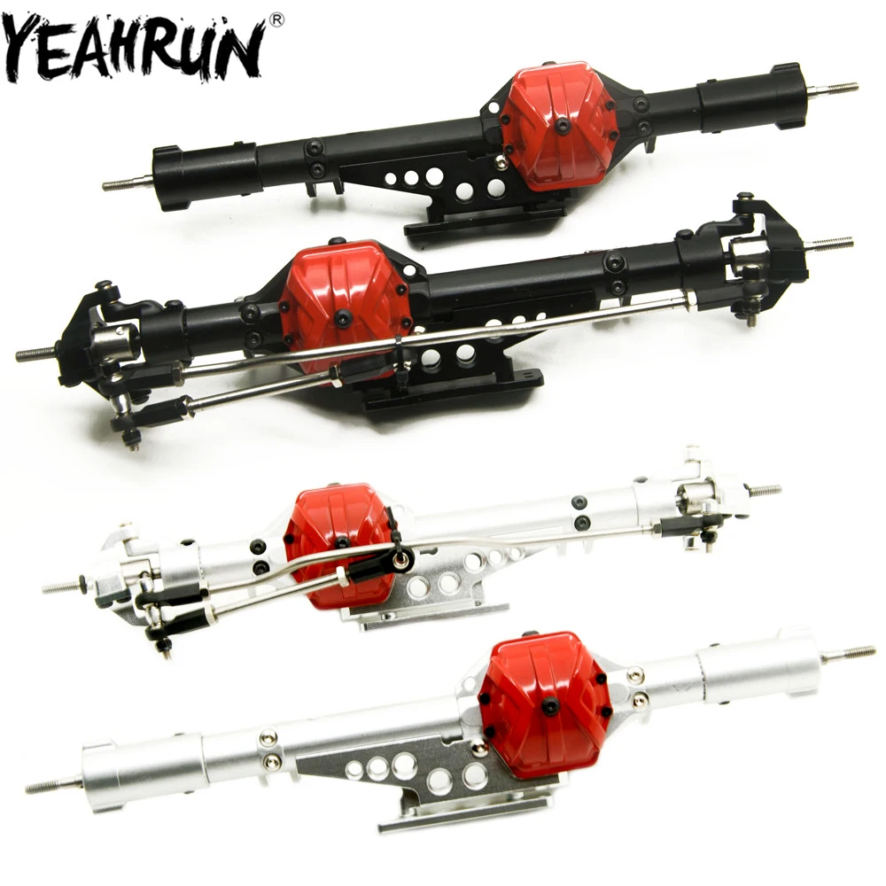 

YEAHRUN Alloy Front Rear Complete Axle Heavy Duty Axle For 1/10 Axial Wraith 90018 90020 RC Crawler Car Upgrade Parts
