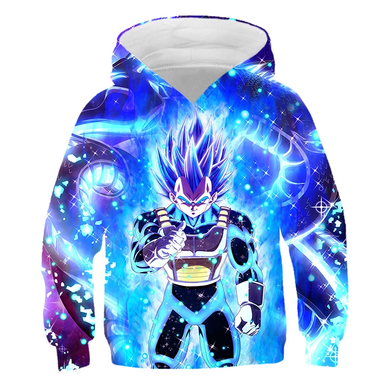 Dragon-Ball Z Kids Goku Sweatshirts Baby Boys Clothes For 2022 Autumn New Children's Clothing Kids Hoodies Vegeta 3D Sweatshirt images - 6