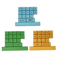 17 pieces pbt keycap xda profile dye sub keycap for cherry mx switch mechanical keyboard gk61 sk61 tkl87 108 keycaps