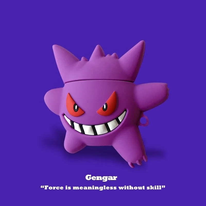 

3D Stereo Pokemon Gengar Case for Apple AirPods 1 2 3 Pro Cases Cover For IPhone Bluetooth Earbuds Earphone Case