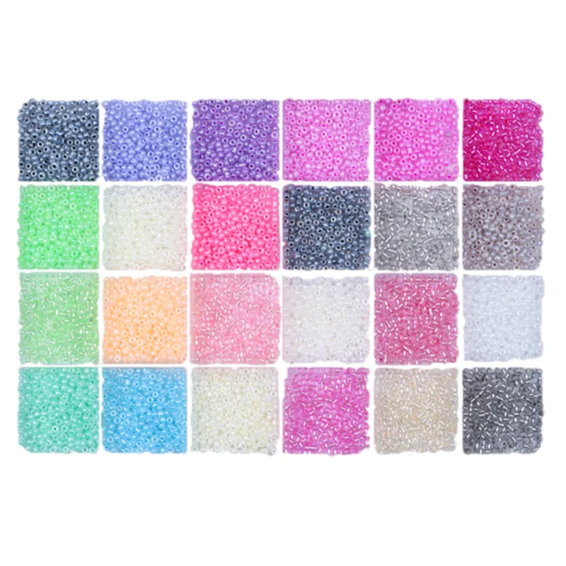 

4mm Pure Glass Seed Beads Czech Pony Beads Needlework Beads For DIY Craft Charms Bracelets Necklace Jewelry Making Wholesale