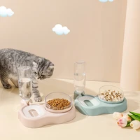 automatic water storage dispenser cat bowl dog splash proof water container food feeder removable drinker fountain pet products