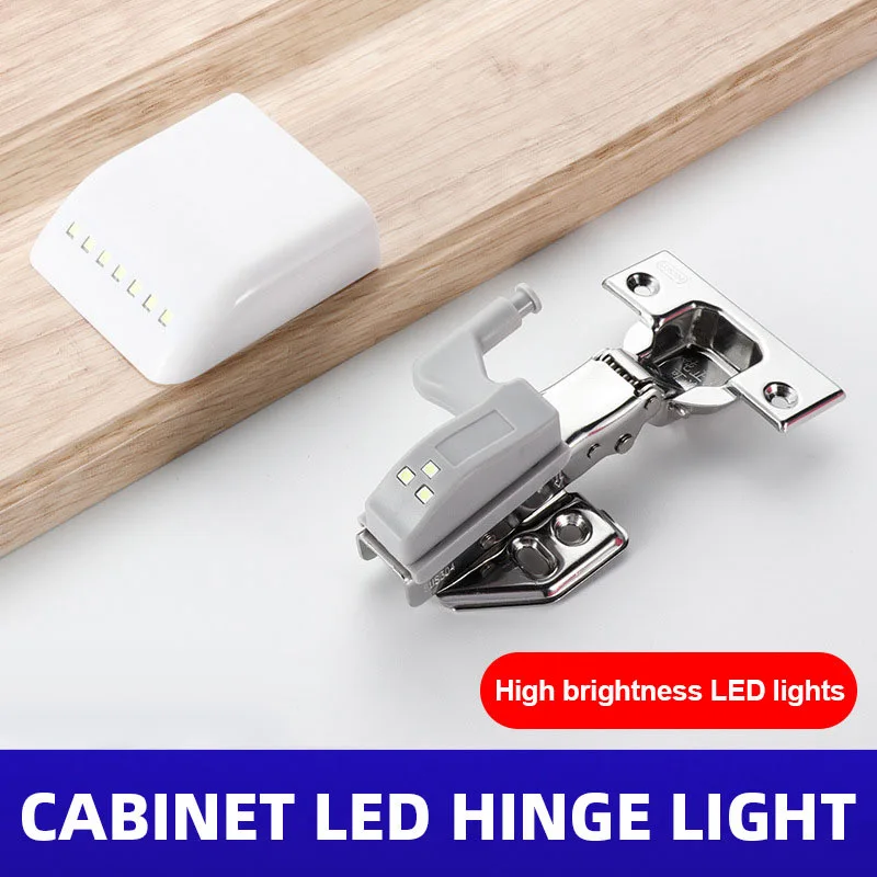 

LED Inner Cabinet Induction Lights Cupboard Closet Hinge Lamp for Kitchen Bedroom Wardrobe Cupboard Sensor Night Lights