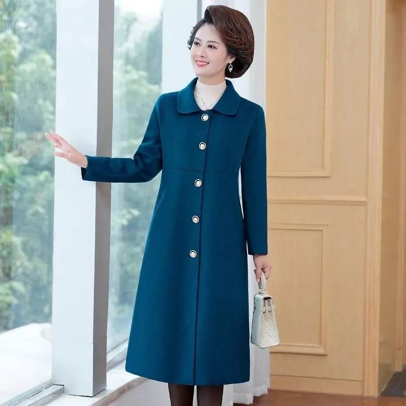 Женское шерстяное пальто новинка сезона осень-зима 2022 модная свободная