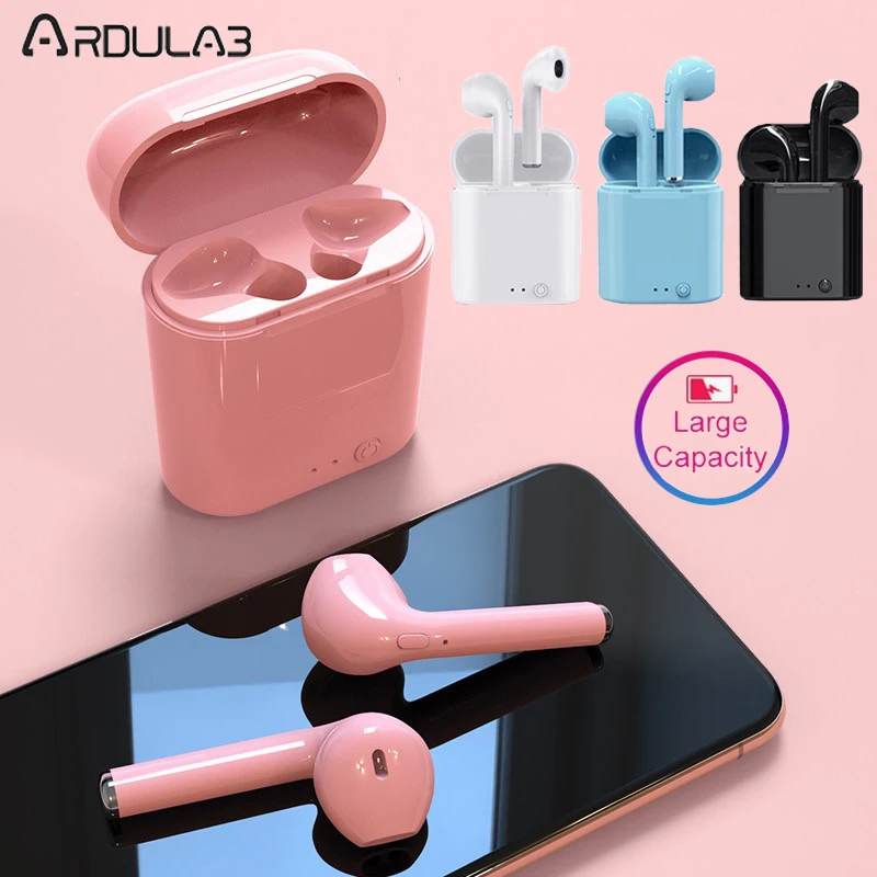 i7s mini Earbuds TWS Bluetooth Earphone Wireless Headphones Blutooth Handfree Headsets With Charging Box for Xiaomi Huawei phone