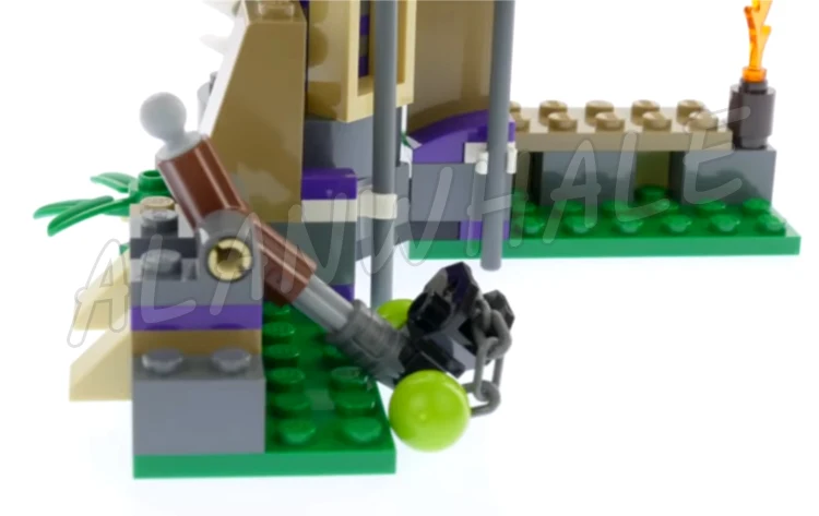 359 шт. Shinobi Monstrous бронированный титановый дракон Anacondrai outpost 10323 набор строительных