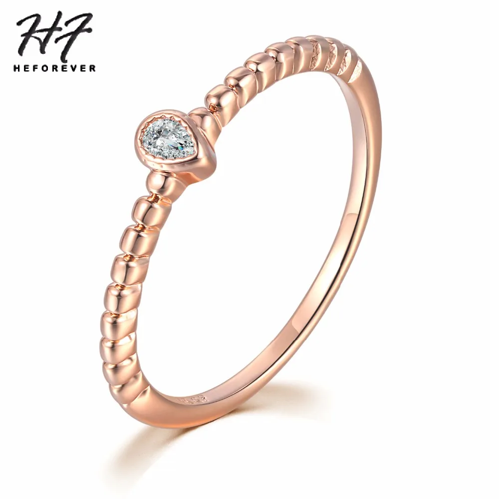 Модные простые тонкие кольца с кристаллами для женщин изящное кольцо AAA + CZ цвет