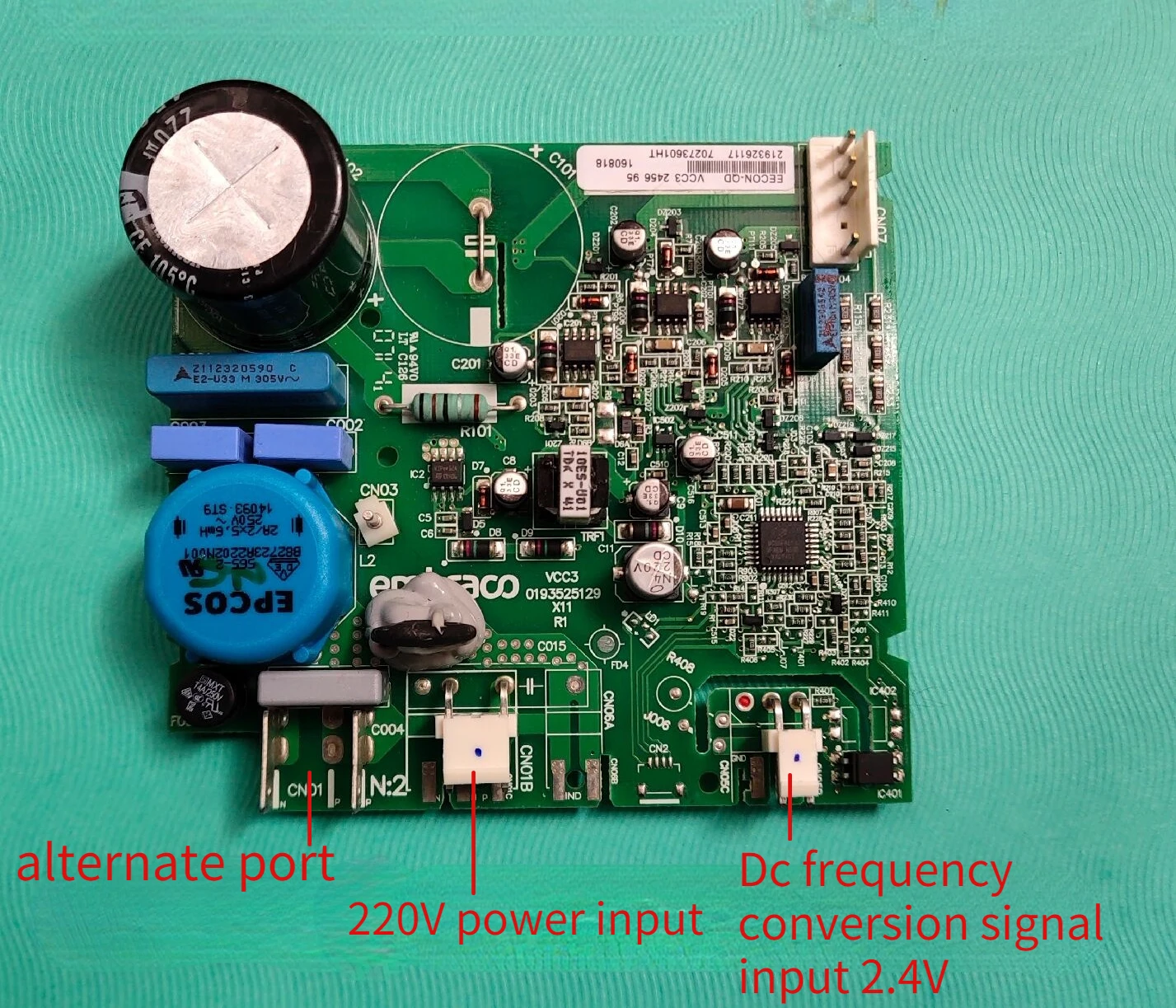 Applicable to Haier Refrigerator Frequency Conversion Board Eecon-qd Vcc3 2456 95 Control Drive Board 0193525078