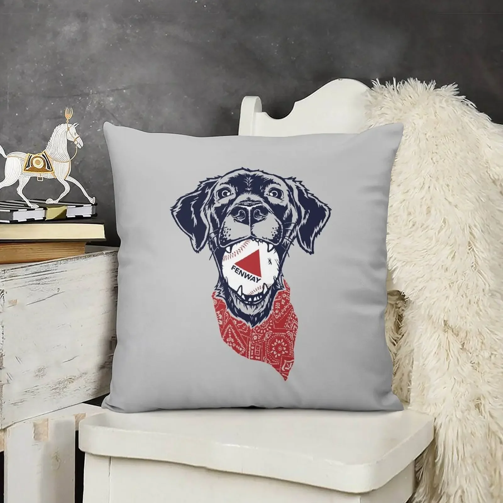 Подушка Fenway Baseball Dog рождественская наволочка подушки эстетические подушка для