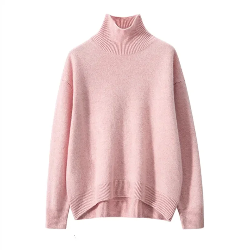 Роскошный повседневный стиль по индивидуальному заказу водолазка вязаный