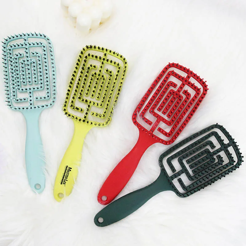 

Spiral Professional Hair Brush Roller Curly Hair Comb Hairstyle Massager Hairbrush Dressing Salon Barber Styling Hairdressing